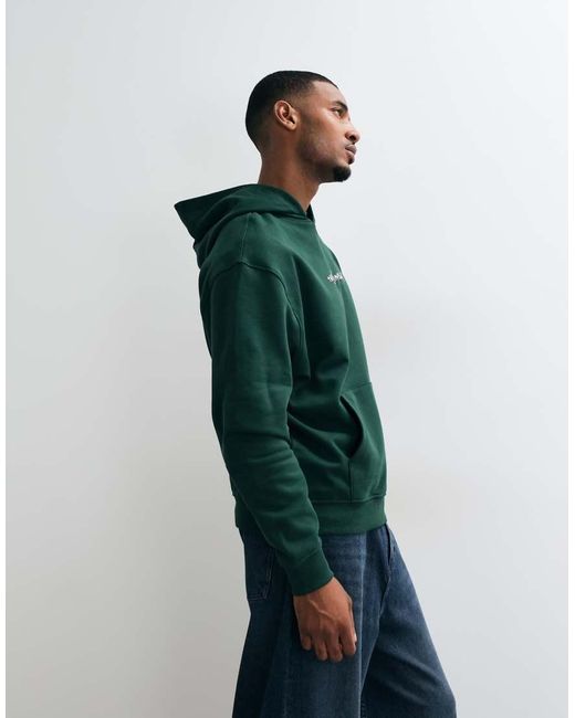 ASOS Green Relaxed Hoodie With The Simpsons Christmas Print for men