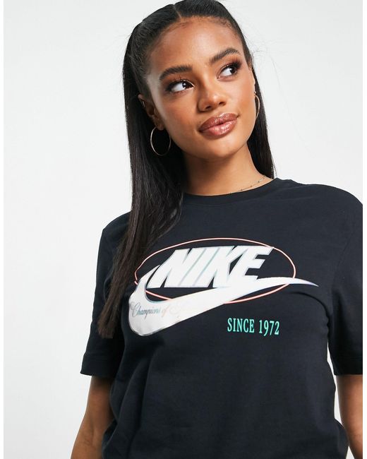 Camiseta negra unisex con estampado universitario en la espalda de Nike de  color Negro | Lyst