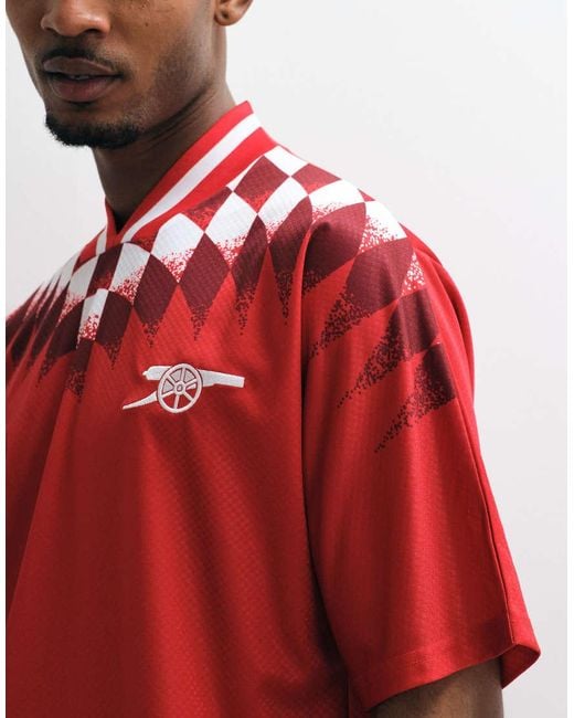 Adidas Originals Red Adidas Football Arsenal 26/27 Stadium Jersey for men