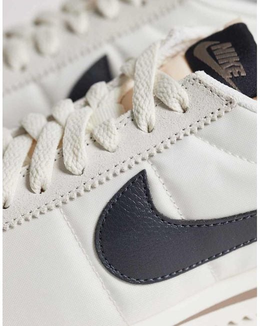 Nike Natural Cortez Suede Trainers