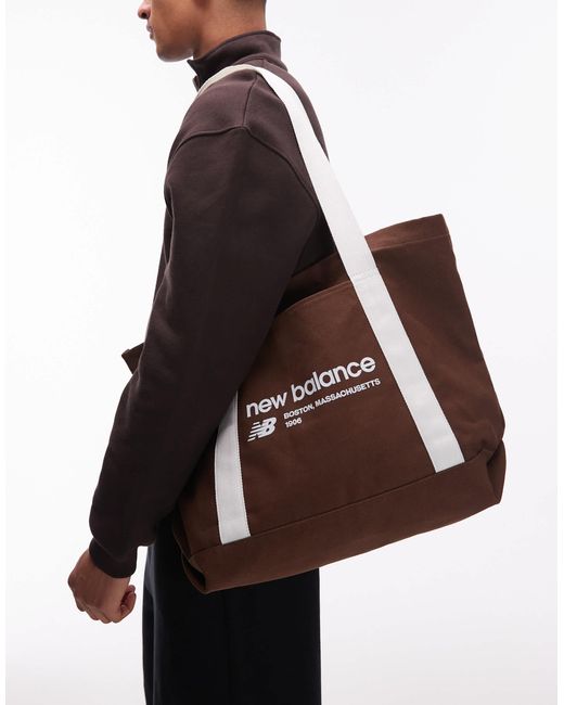 New Balance – tragetasche aus canvas in Brown für Herren