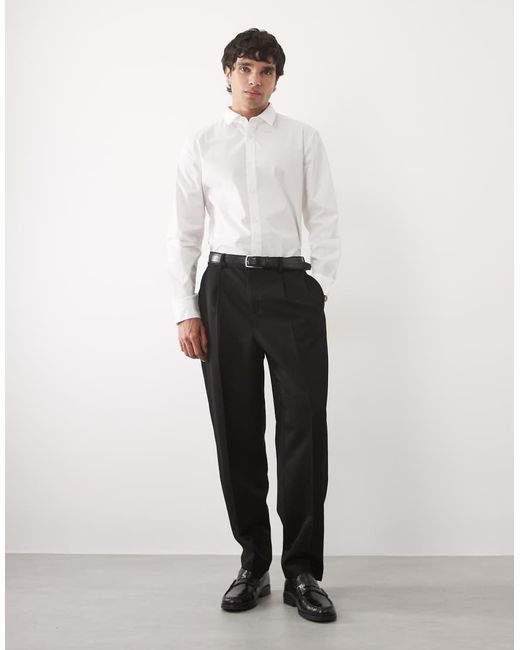 ASOS White Regular Fit Smart Shirt for men