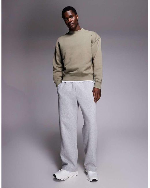 4505 Gray Icon Rest Day Heavyweight 440Gsm Cotton Oversized Boxy Sweatshirt for men