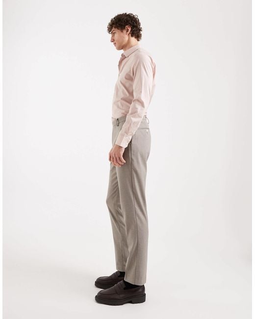 ASOS White Slim Suit Trousers for men