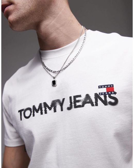Tommy Hilfiger – t-shirt in Gray für Herren