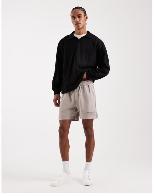 Tommy Hilfiger Black New Classics Jersey Shorts for men