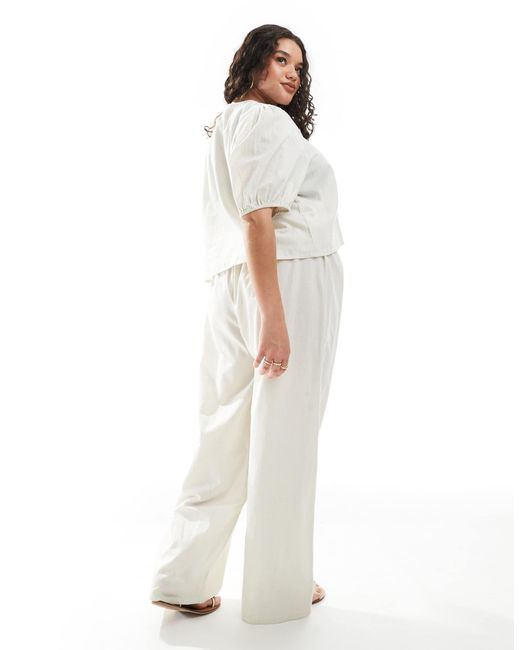 Esmee Curve White Esmée curve – exklusives, vorne gebundenes strandoberteil