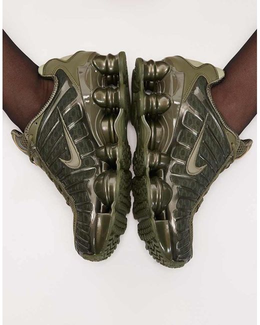 Nike Brown Shox Tl Trainers