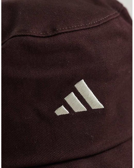 Adidas Originals Purple Adidas Training Bucket Hat