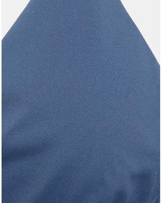 Top Bikini A Triangolo di Pull&Bear in Blue
