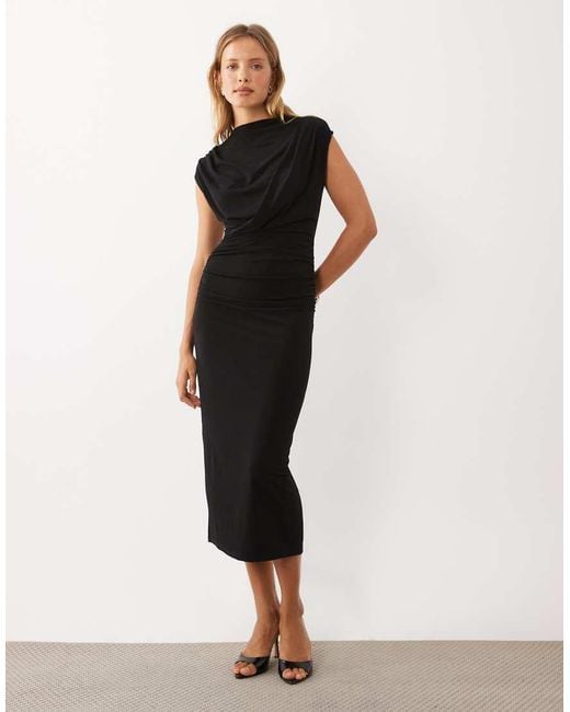 Mango Natural Sleeveless Midi Dress