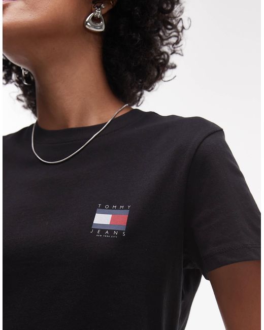 Tommy Hilfiger Blue Flag Logo Backprint T-shirt