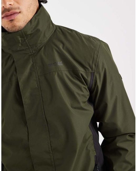 Regatta Green Waterproof Matt Ii Shell Jacket for men