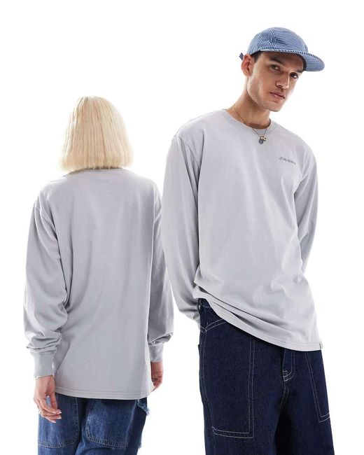 Dickies Gray Plentywood Long Sleeved T-shirt