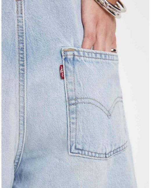 Levi's Blue Vintage Fit Denim Dungarees