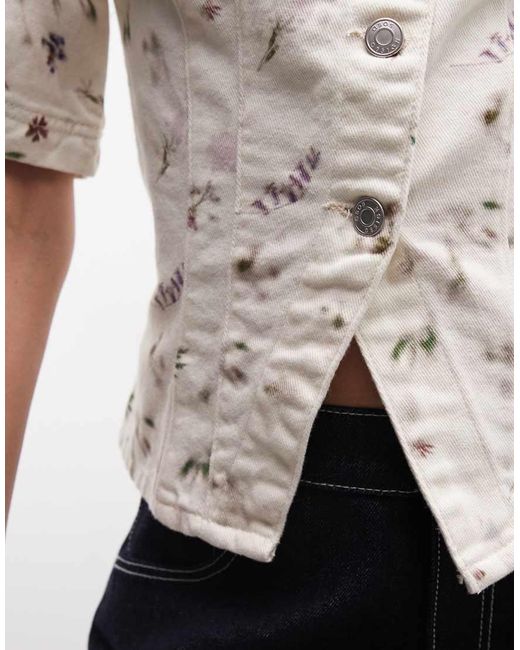 ASOS White Cinch Top