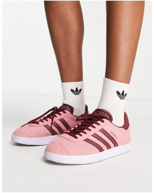 adidas Originals Gazelle Trainers in Pink | Lyst