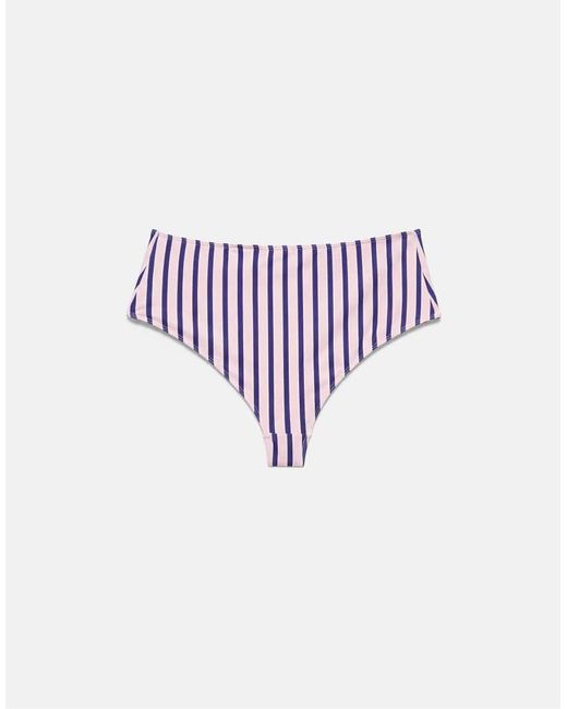 Pull&Bear Pink Slim Aarons High-rise Bikini Bottoms
