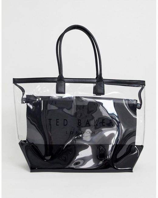 Ted Baker Metallic – Dorrys – Transparente Shopper-Tasche