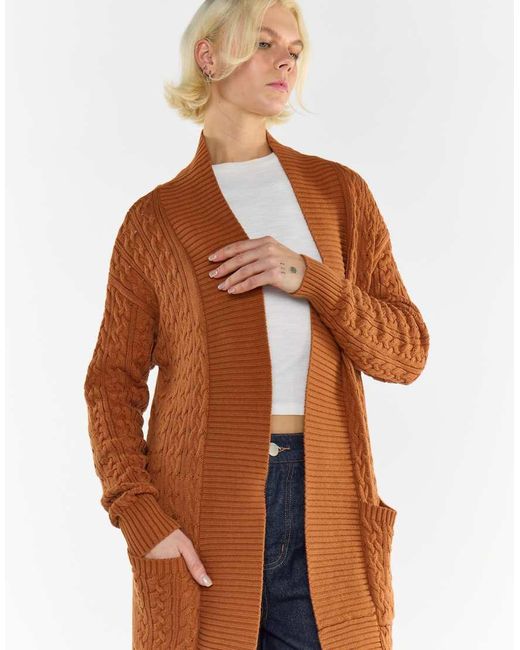 Glamorous Multicolor Longline Cardigan