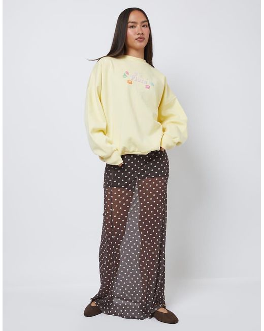 Skinnydip London Natural Flora Sweatshirt
