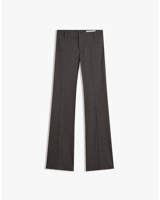 Bershka Bootcut Broek Met Lage Taille in het White
