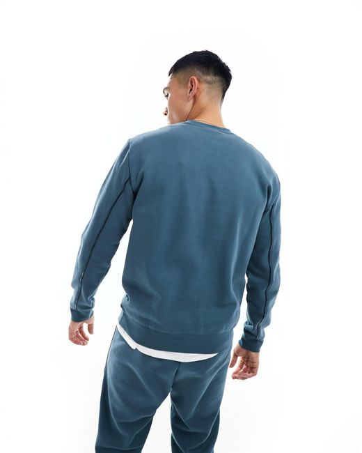 EA7 Armani – – sweatshirt in Blue für Herren