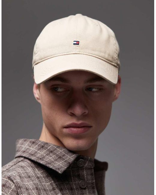 Tommy Hilfiger Gray Flag Logo Cap for men