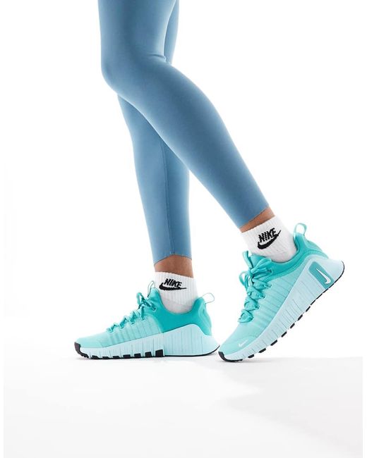 Nike Blue Free Metcon 6 Trainers