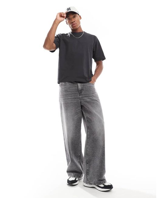 Cotton On Blue Cropped Fit T-Shirt for men