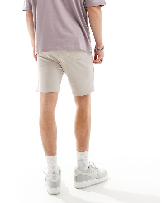Jack & Jones – jersey-shorts in Pink für Herren