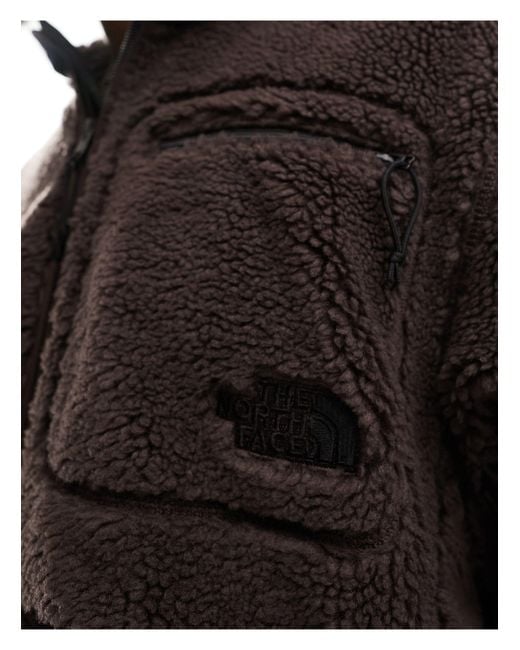 The North Face Extreme Pile Zip Up Heavyweight Fleece in Black for