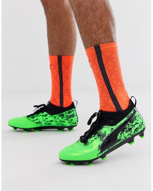 puma green boots