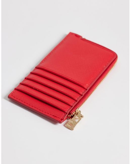 Mango Red Long Card Holder