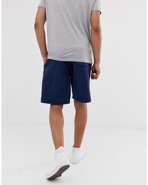 blue converse shorts