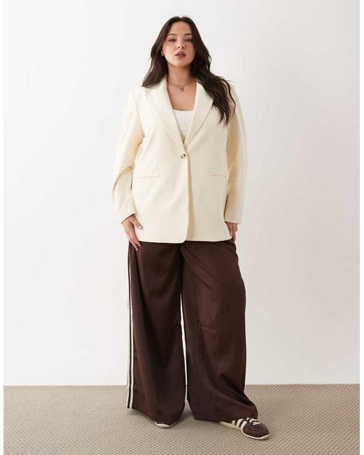 ASOS Natural Curve Tailored Relaxed Blazer