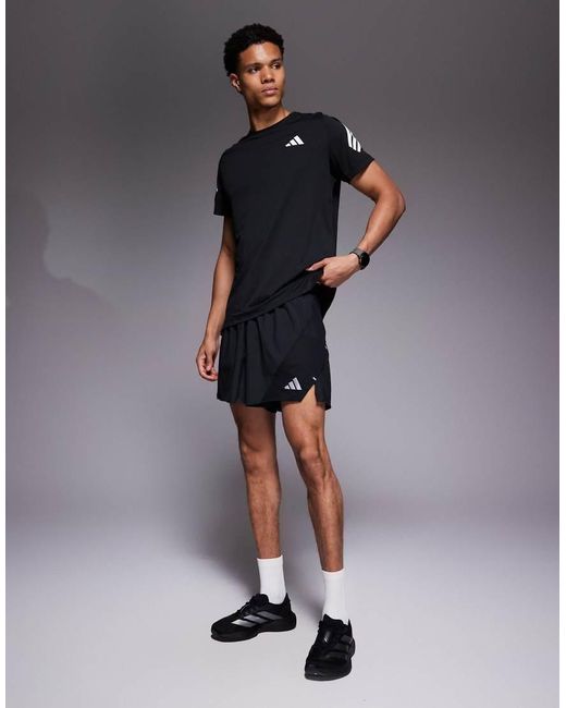 Adidas Originals Black Adidas Running Adi365 Shorts for men