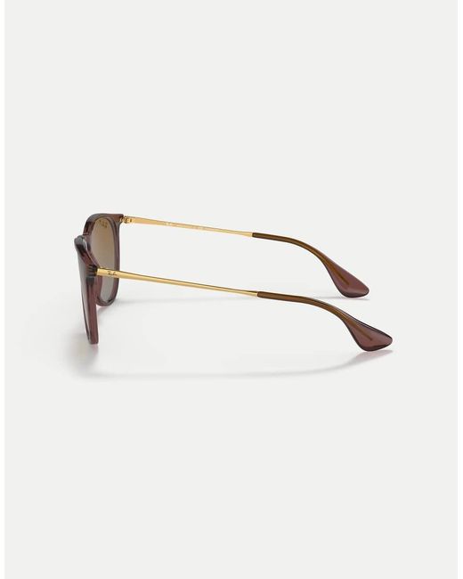 Ray-Ban Natural Erika Classic Phantos Polarised Sunglasses With Lens