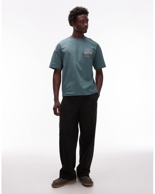 Carhartt Blue Networks T-Shirt for men