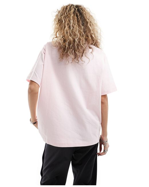 Dr. Denim Pink Rylie Oversized Fit T-shirt