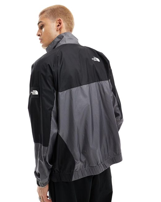The North Face Black Nse Windshell Zip Tracktop for men