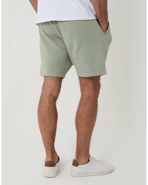 Threadbare White Sweat Shorts for men