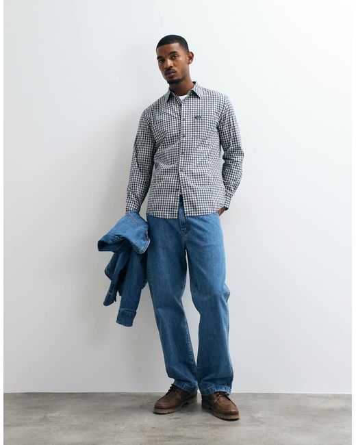 Wrangler Blue Pocket Shirt for men