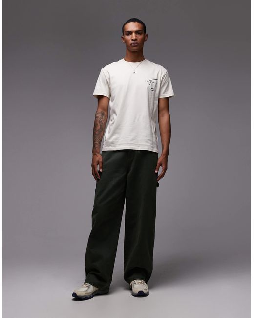 Tommy Hilfiger Gray Signature Backprint T-shirt for men