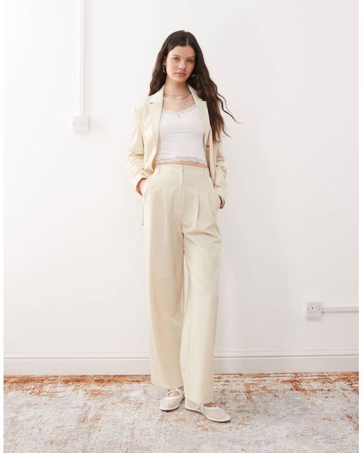 Miss Selfridge Natural Oversized Essentials Blazer