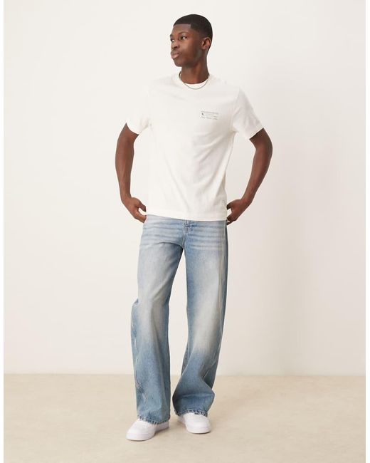 Camiseta Con Estampado Gráfico Trasero De Golf De -Blanco Abercrombie & Fitch de hombre de color Natural