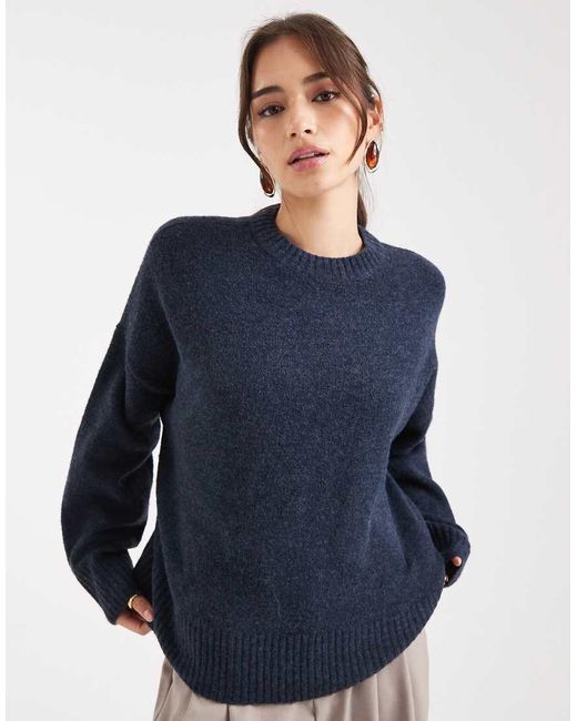Vero Moda Blue Soft O-neck Jumper