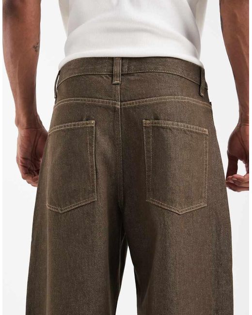 ASOS White Barrel Jeans for men
