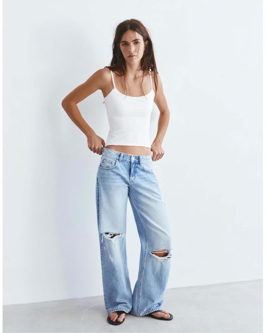 Pull&Bear Blue – oberteil