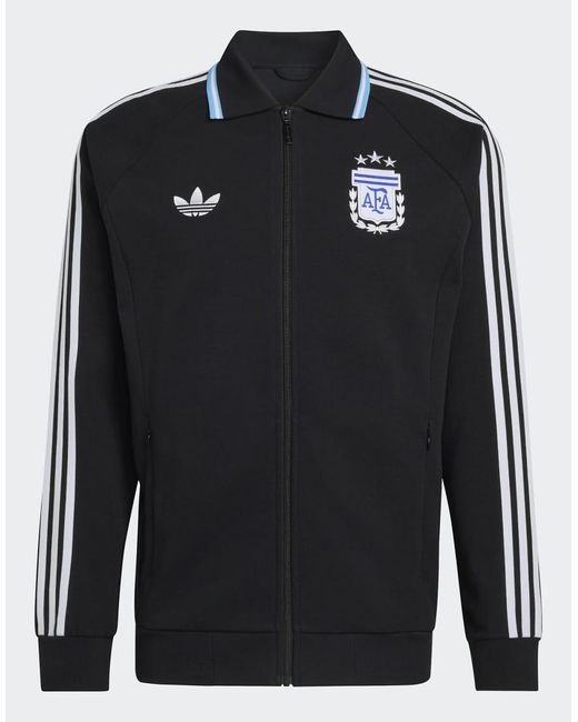 Adidas Originals Blue Argentina Away Anthem Jacket for men